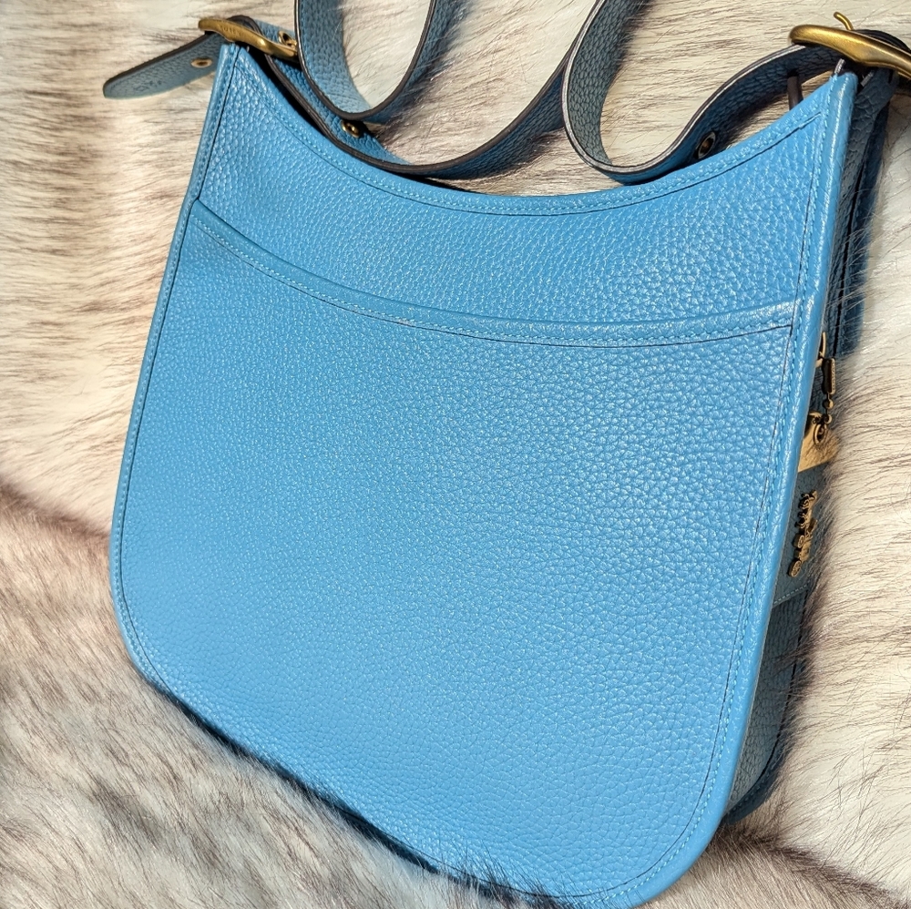 Coach Emery 1941 Crossbody Pacific Blue Large Size - Picture 3 of 16